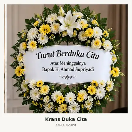 Krans Bunga Duka Bangka Tengah
